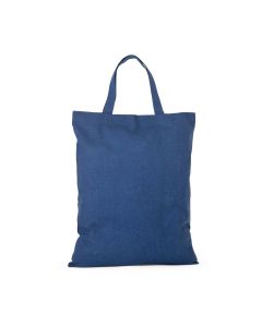 SIENA. Foldable bag in cotton (50%), recycled cotton (30%) and polyester (20% rPET) (140 g/m²)